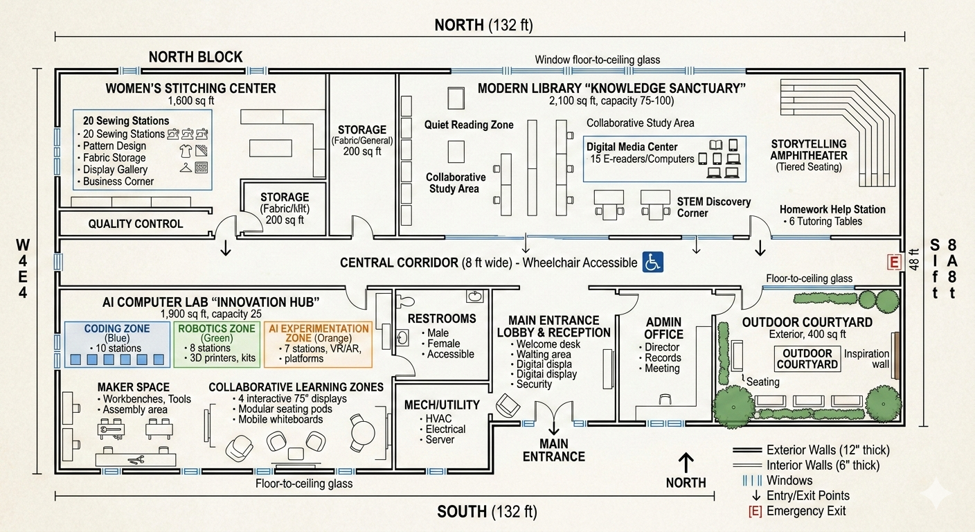 Khalida Foundation Campus Architecture